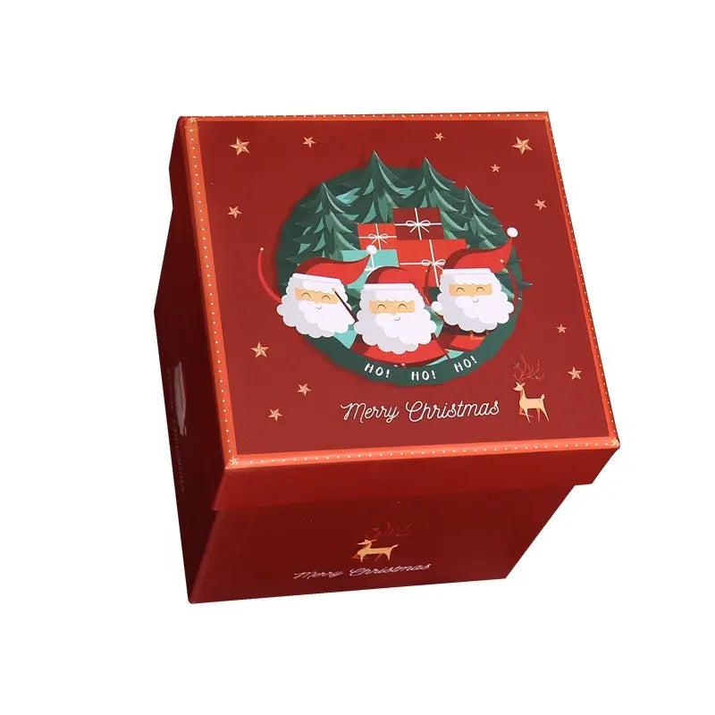 Product Description: Christmas-Themed Gift Box – Infuse Your Gifts with the Magic of the Holidays