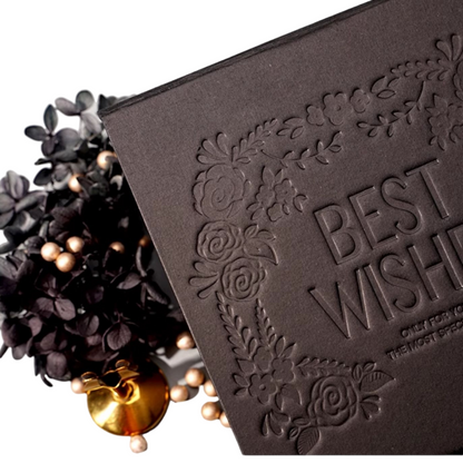 Embossed Artistic Blessing Gift Box – A Perfect Fusion of Classic and Modern Design, Packaging Every Heartfelt Blessing