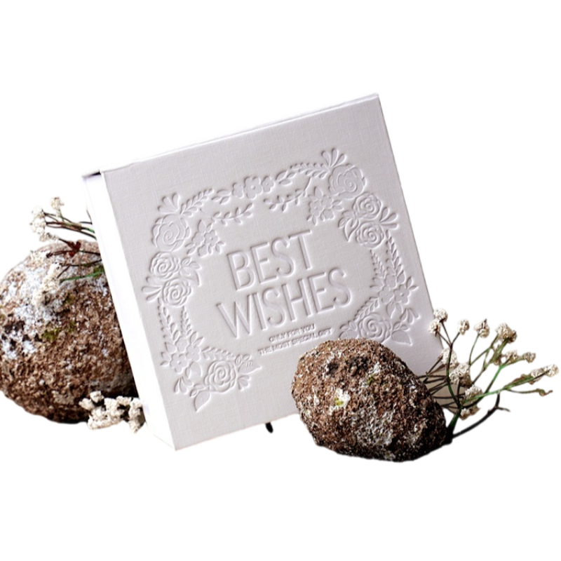 Embossed Artistic Blessing Gift Box – A Perfect Fusion of Classic and Modern Design, Packaging Every Heartfelt Blessing