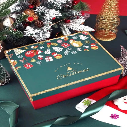 Holiday Christmas Gift Box - Spreading Festive Joy and Showcasing Gift Elegance