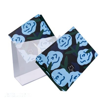 Artistic Blue Floral Gift Box – Thoughtfully Wrap Your Gifts, Create Unforgettable Moments