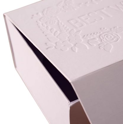 Embossed Artistic Blessing Gift Box – A Perfect Fusion of Classic and Modern Design, Packaging Every Heartfelt Blessing