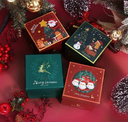 Product Description: Christmas-Themed Gift Box – Infuse Your Gifts with the Magic of the Holidays