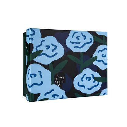 Artistic Blue Floral Gift Box – Thoughtfully Wrap Your Gifts, Create Unforgettable Moments