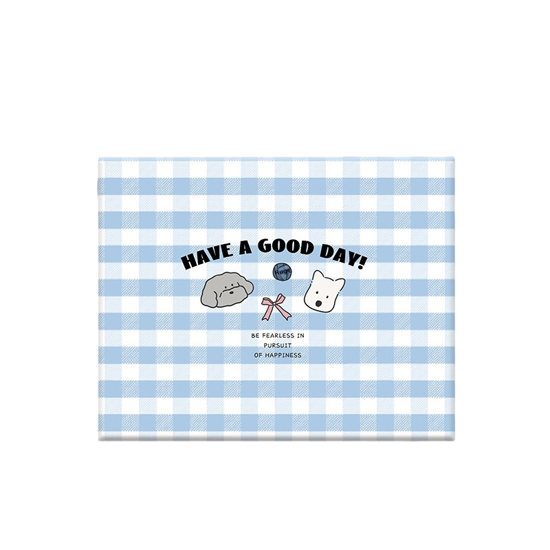 Blue Gingham Artistic Gift Box – Spreading Happiness and Joy with Simple Design to Brighten Special Moments