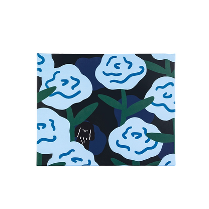 Artistic Blue Floral Gift Box – Thoughtfully Wrap Your Gifts, Create Unforgettable Moments