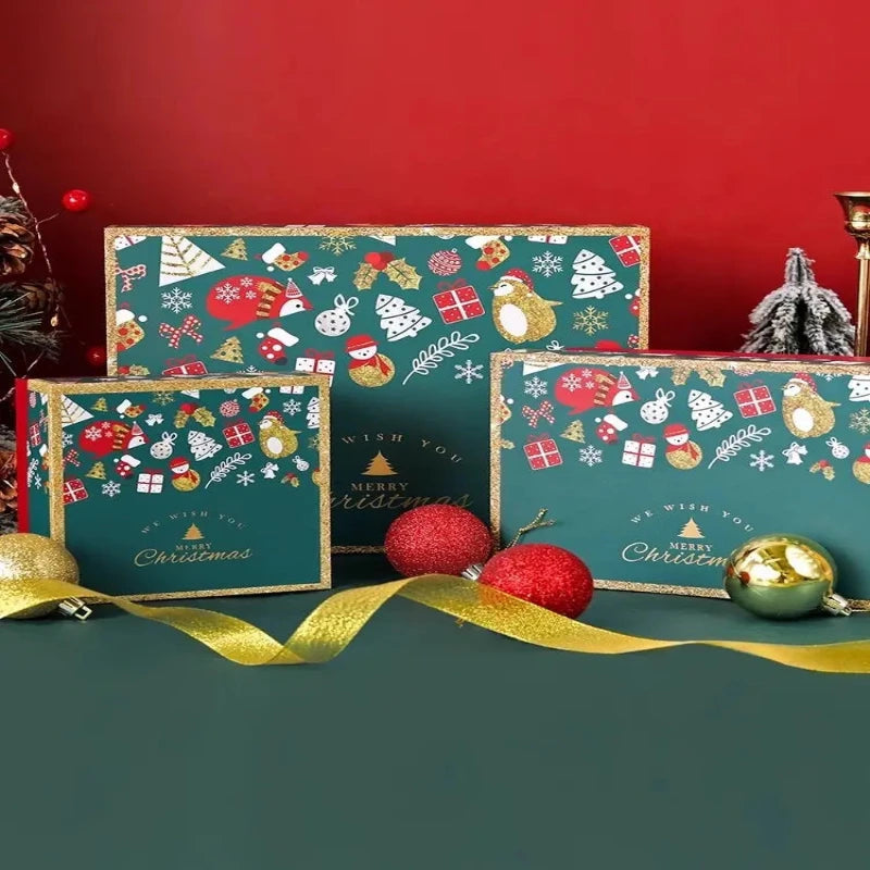 Holiday Christmas Gift Box - Spreading Festive Joy and Showcasing Gift Elegance